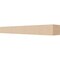 Ekena Millwork 6in. W x 4in. H x 36in. L Block Woodgrain TimberThane Rafter Tail, Primed Tan RFTUR06X04X36BLKRCPR - alternate 1
